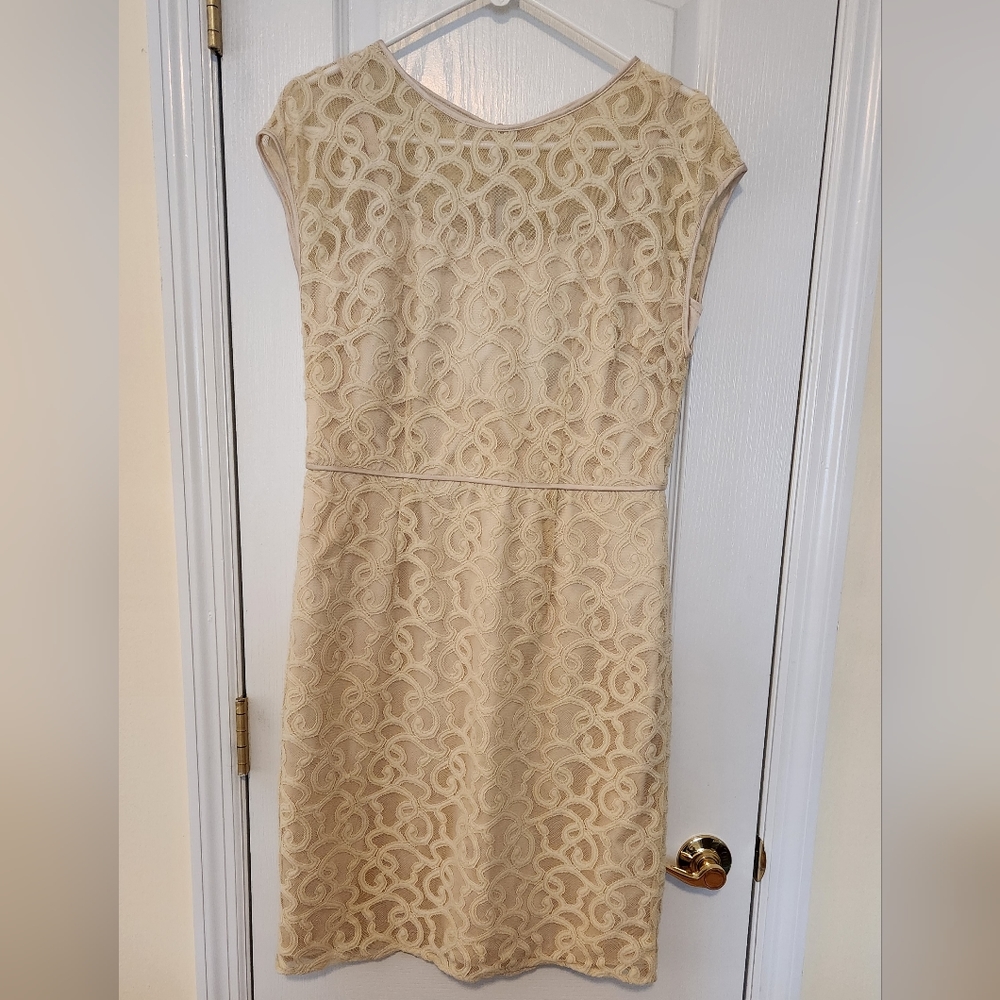 Adrianna Papell Size 10 Nude color dress